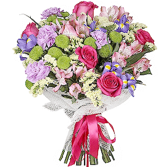 משלוח פרחים לרוסיה זר ורוד חייגו  037513618