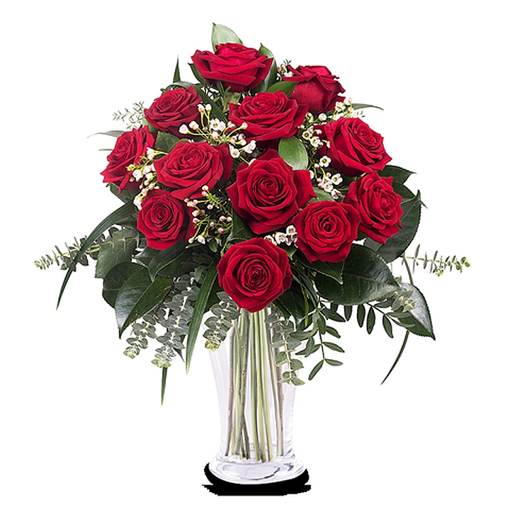 משלוח פרחים לספרד זר ורדים אדומים