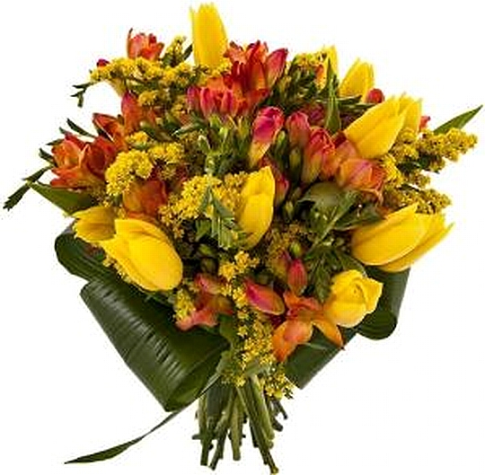 משלוח פרחים לרומניה זר טוליפים