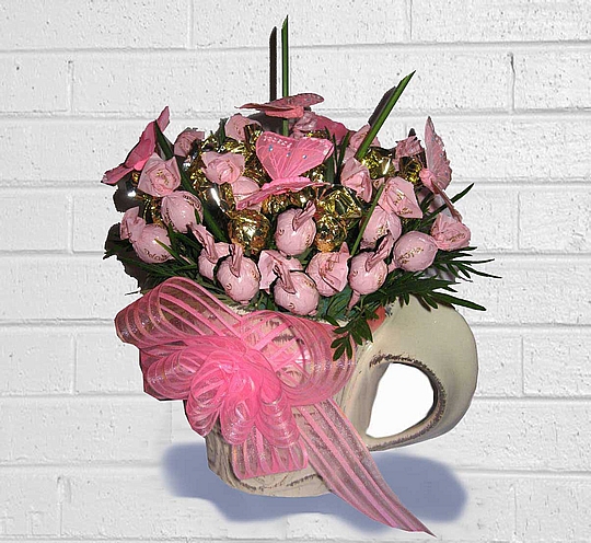 זר מתוק באגרטל מעוצב<div> כשר